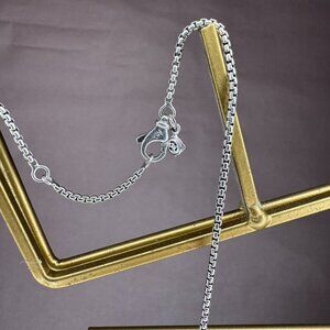 David Yurman .925 Sterling Silver 1.7mmBox Chain Necklace 19''-20"